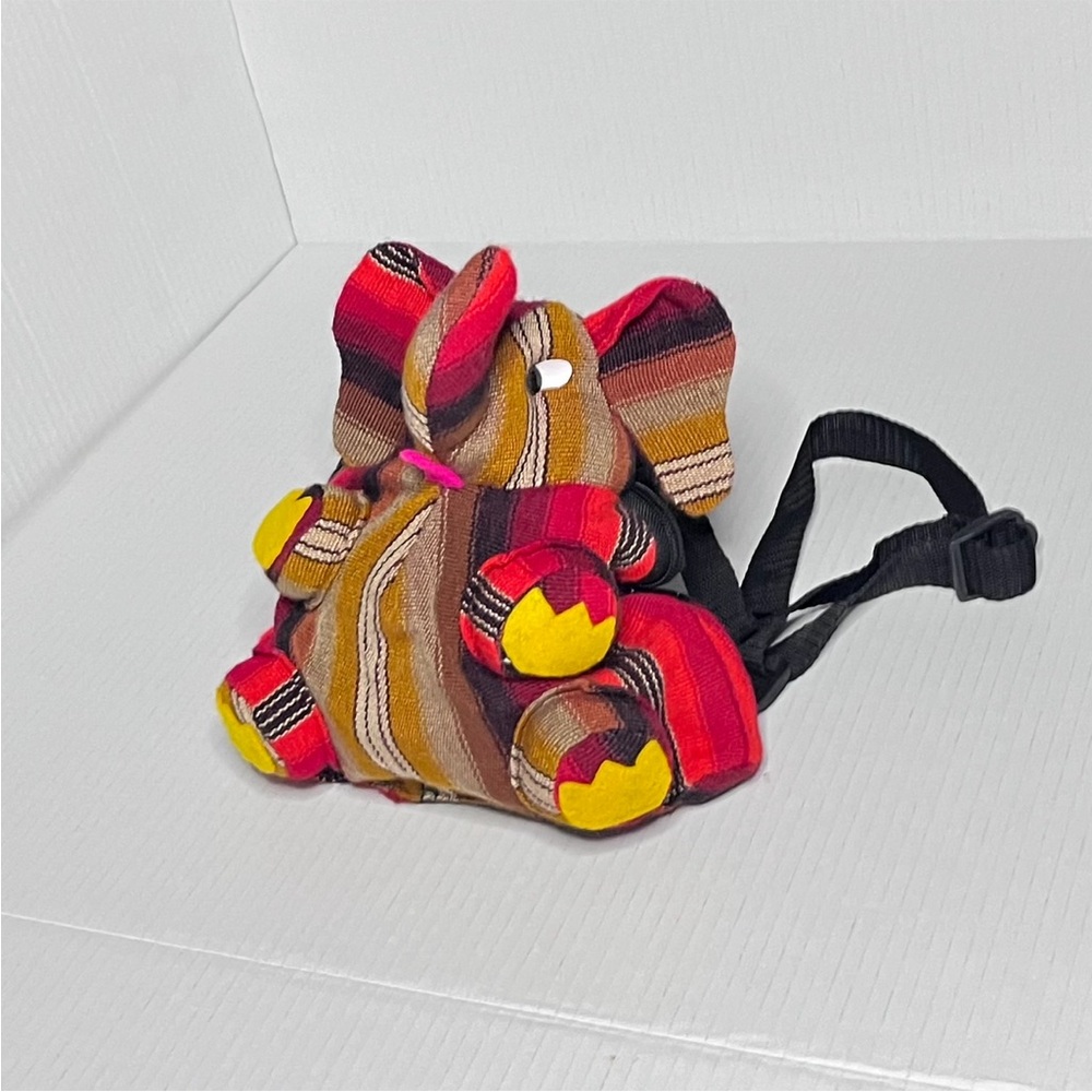 Patchwork Guatemalan Elephant Backpack - image 1